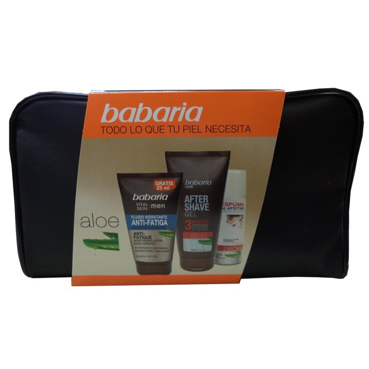 Babaria Men Aloe Moisturizer Anti Fatigue Fluid 150ml Set 3tlg