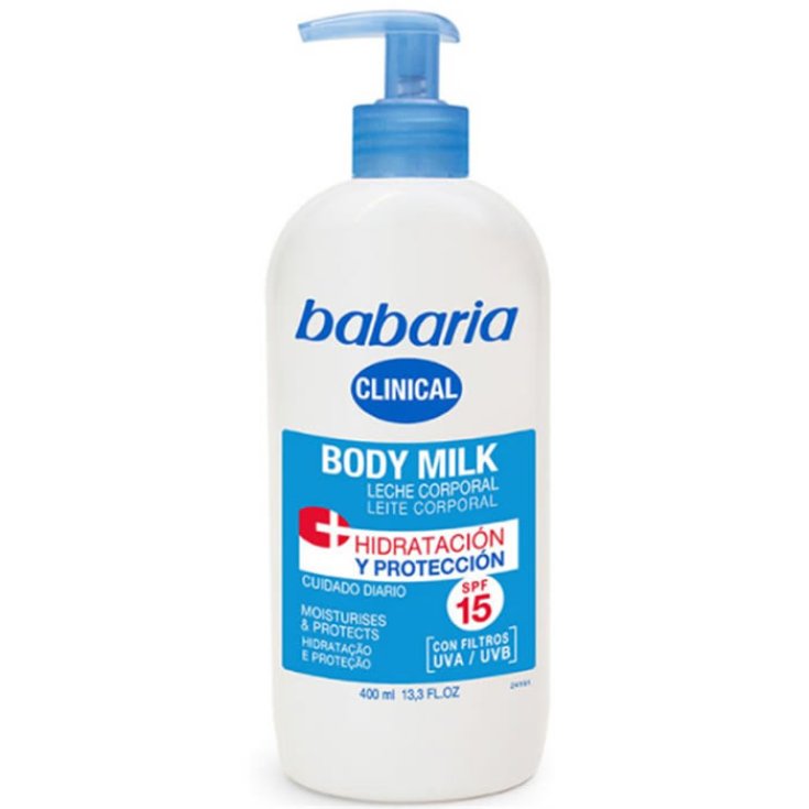 Babaria Klinische Körpermilch Spf15 400ml