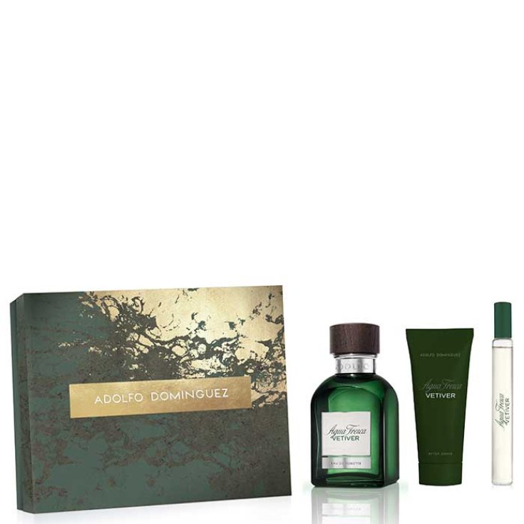Adolfo Dominguez Agua Fresca Vetiver Eau de Toilette Spray 120ml Set 3 Teile 2017