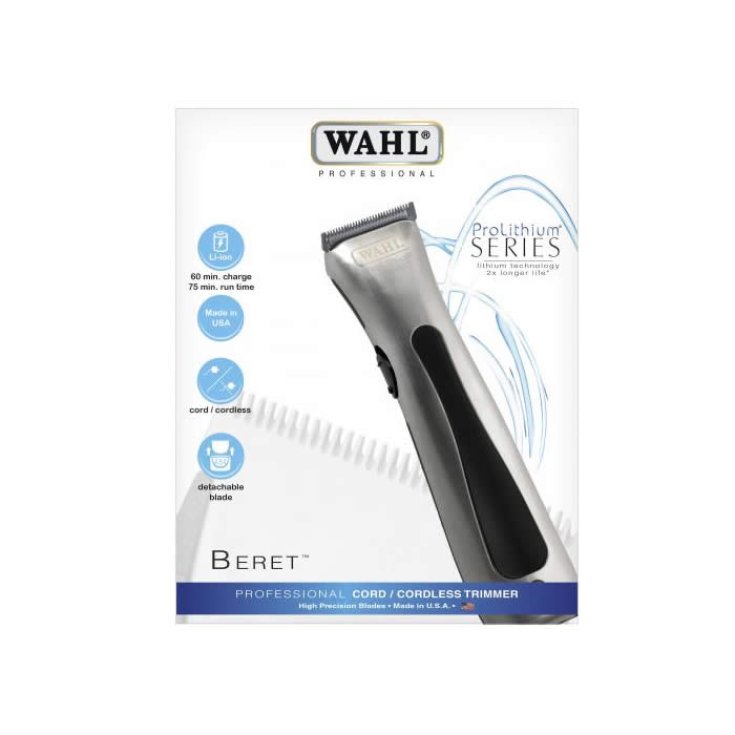 Wahl Lithium-Ionen-Baskenmütze Professioneller Schnur-/Akku-Trimmer
