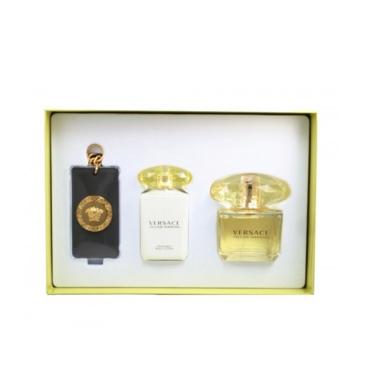 Versace Yellow Diamond Eau de Toilette Spray 90ml Set 3 Teile 2017