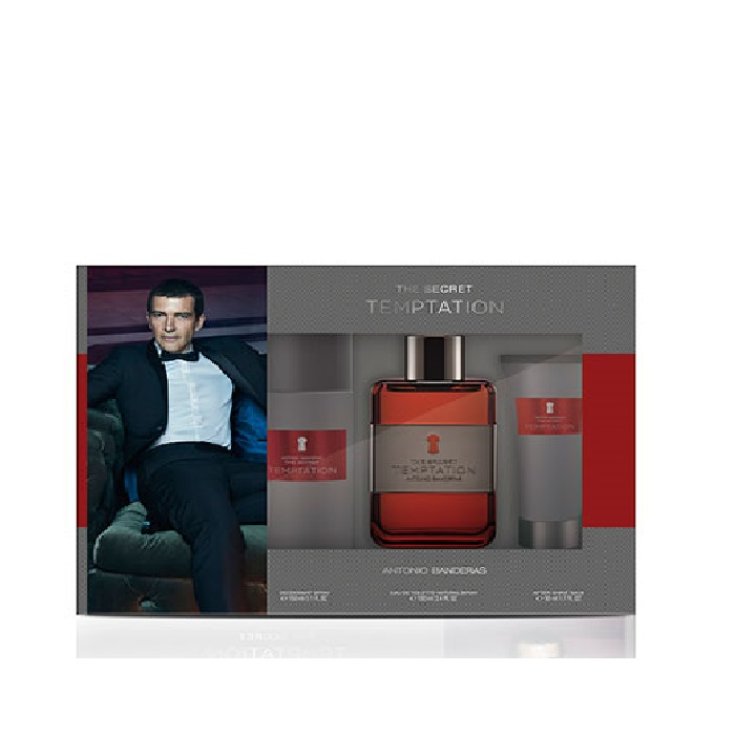 Antonio Banderas The Secret Temptation Man Eau de Toilette Spray 100ml Set 3 Teile 2017