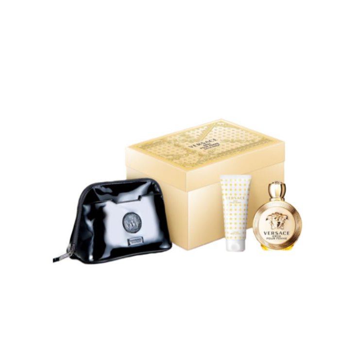Versace Eros Pour Femme Eau de Parfum Spray 100ml Set 3 Teile 2018