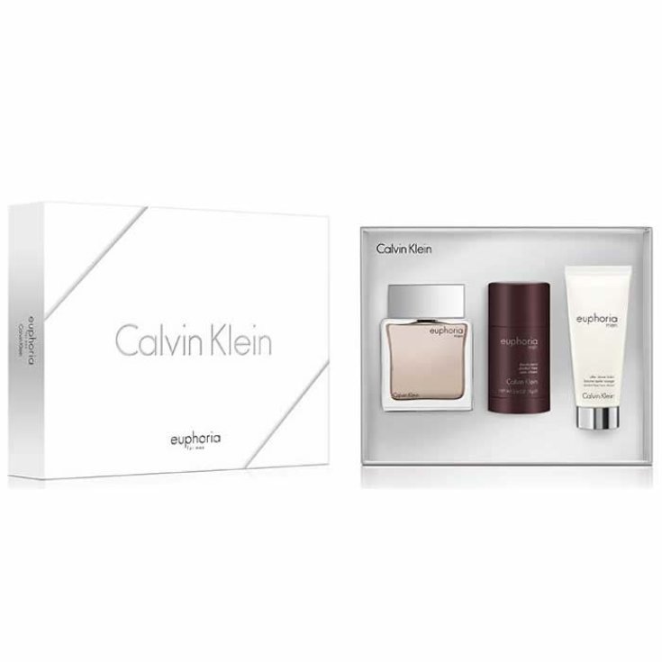 Calvin Klein Euphoria Men Eau de Toilette Spray 100ml Set 3 Teile 2017