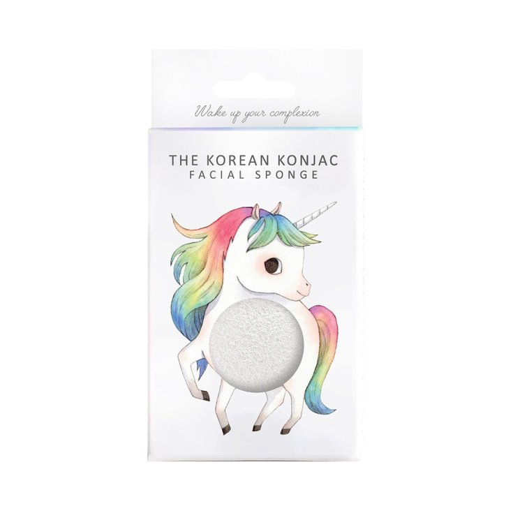 The Konjac Mythical Unicorn Tänzelnder Schwamm und Haken Weiß