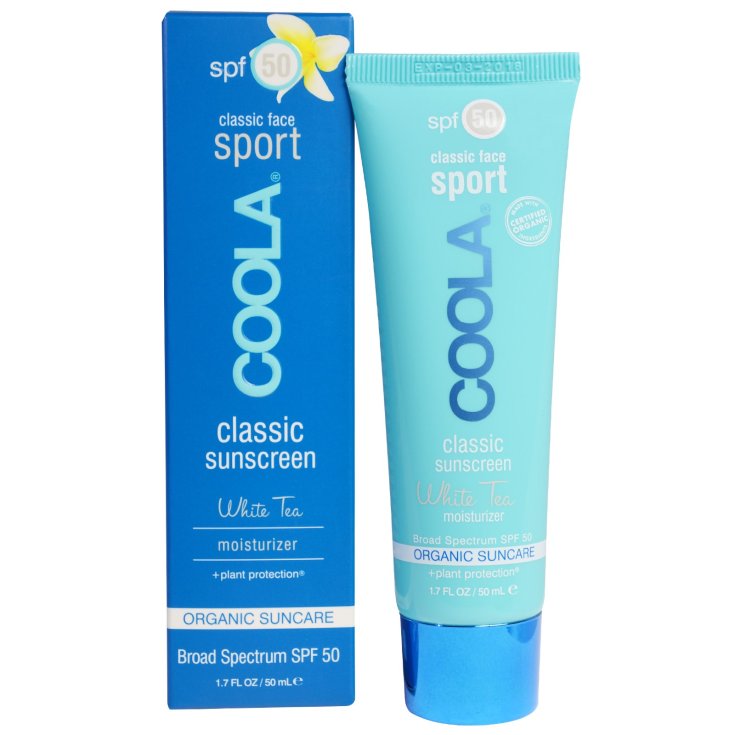 Coola Classic Sport Gesicht Spf50 Weißer Tee 50ml