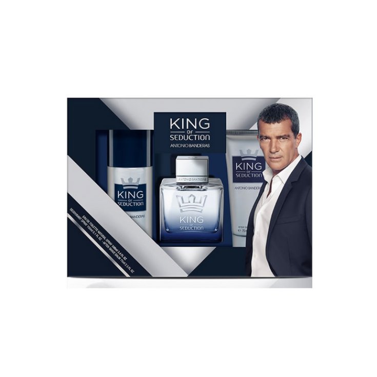 Antonio Banderas King of Seduction Eau de Toilette Spray 100ml Set 3 Teile 2018 Antonio Banderas King of Seduction Eau de Toilette Spray 100ml Set 3 Teile 2018
