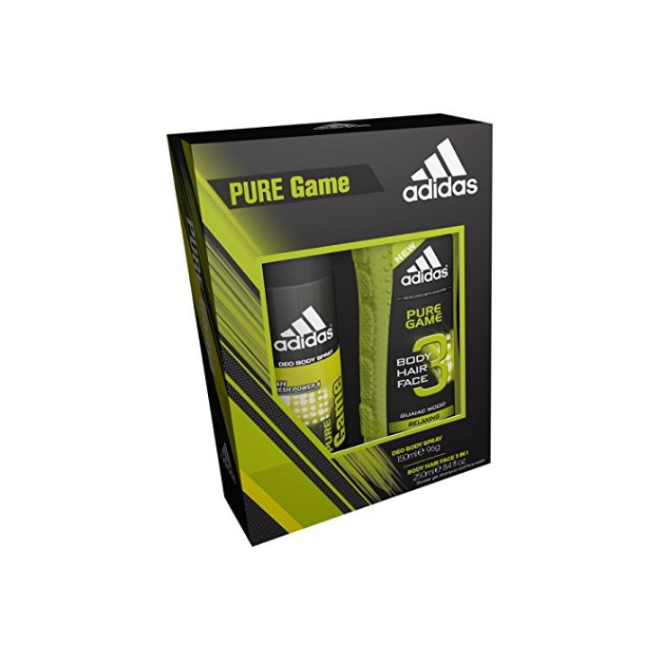 Adidas Pure Game Body Hair Face 250ml Set 2 Teile 2018