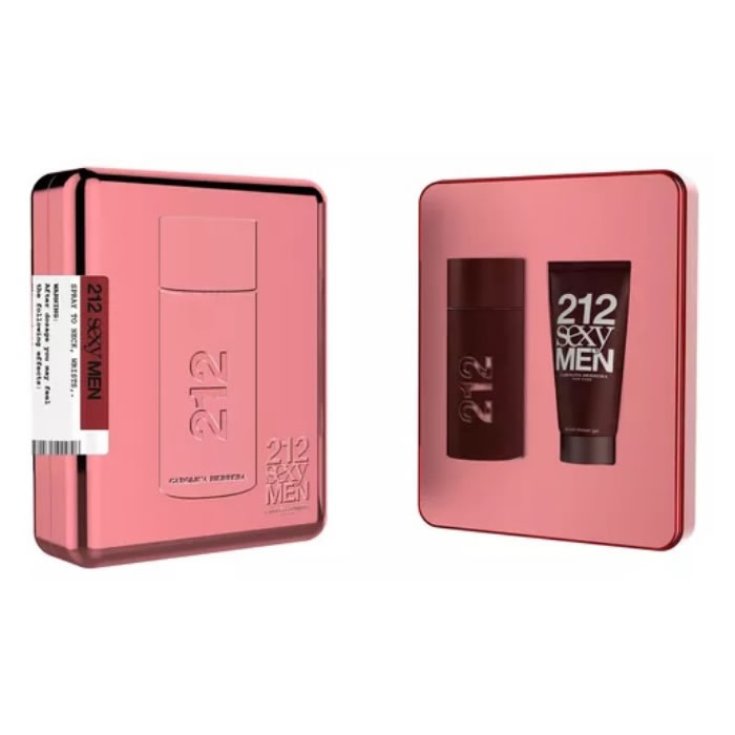 Carolina Herrera 212 Sexy Men Eau de Toilette Spray 100ml Set 2 Teile 2018