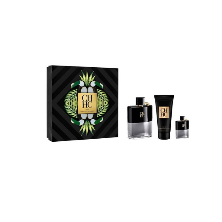 Carolina Herrera CH Men Privé Eau de Toilette Spray 100ml Set 3 Teile 2018