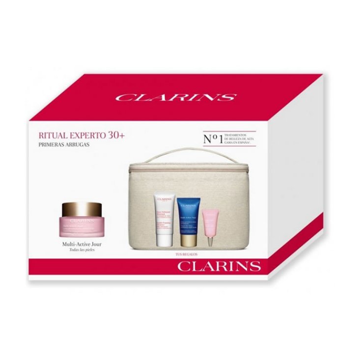 Clarins Multi-Active Jour Targets Fine Lines Antioxidant Day Cream 50ml Set 5 Teile 2018