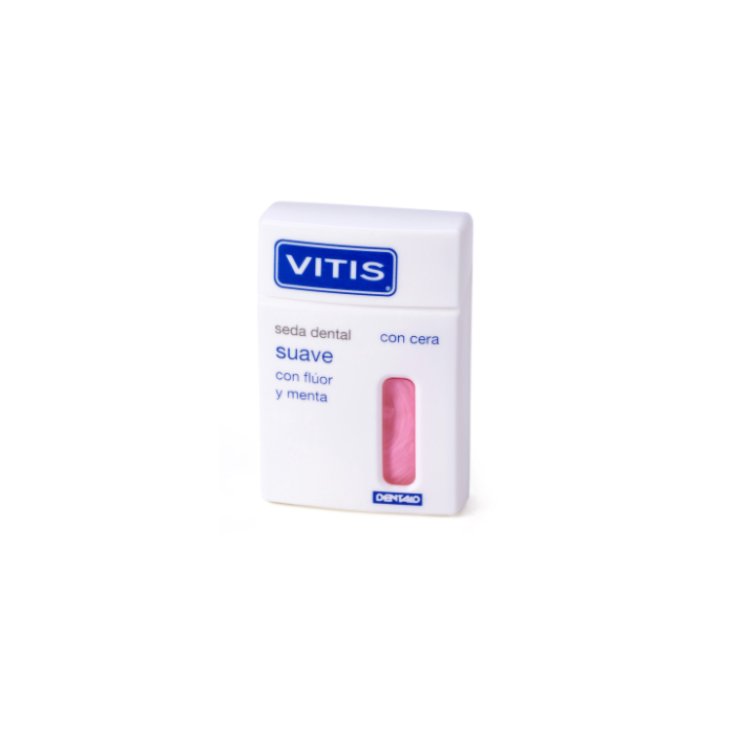 Vitis Zahnseide mit Fluorid und Minze 50m