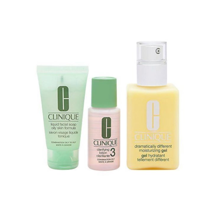 Clinique 3-Stufen-Hautpflege-Einführungskit-Set, 3-teilig, 2018