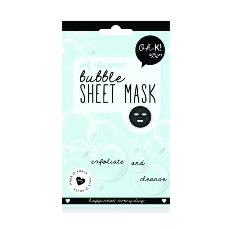Ach K! Sheet Face Mask Bubble Peeling und Reinigung Ach K! Sheet Face Mask Bubble Peeling und Reinigung