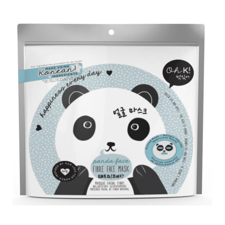 Ach K! Panda-Gesichtsfaser-Gesichtsmaske Ach K! Panda-Gesichtsfaser-Gesichtsmaske