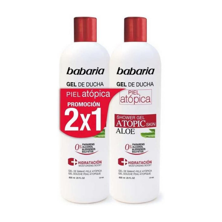 Babaria Atopic Skin Shower Gel 600ml Set 2 Teile 2018