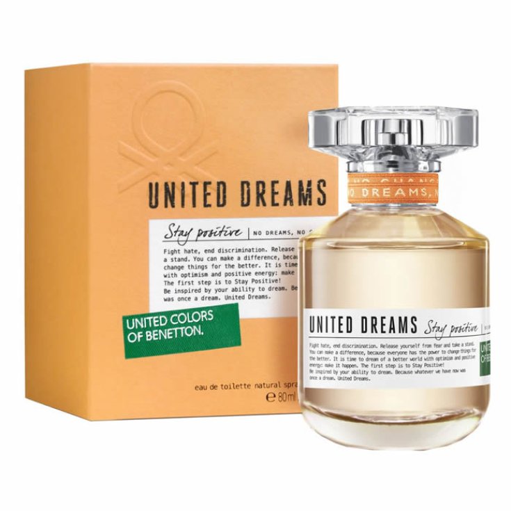 Benetton United Dreams Stay Positive Woman Eau de Toilette Spray 80 ml