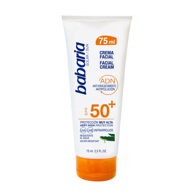 Babaria Gesichtscreme Spf50 Aloe Vera Wasserfest 75ml