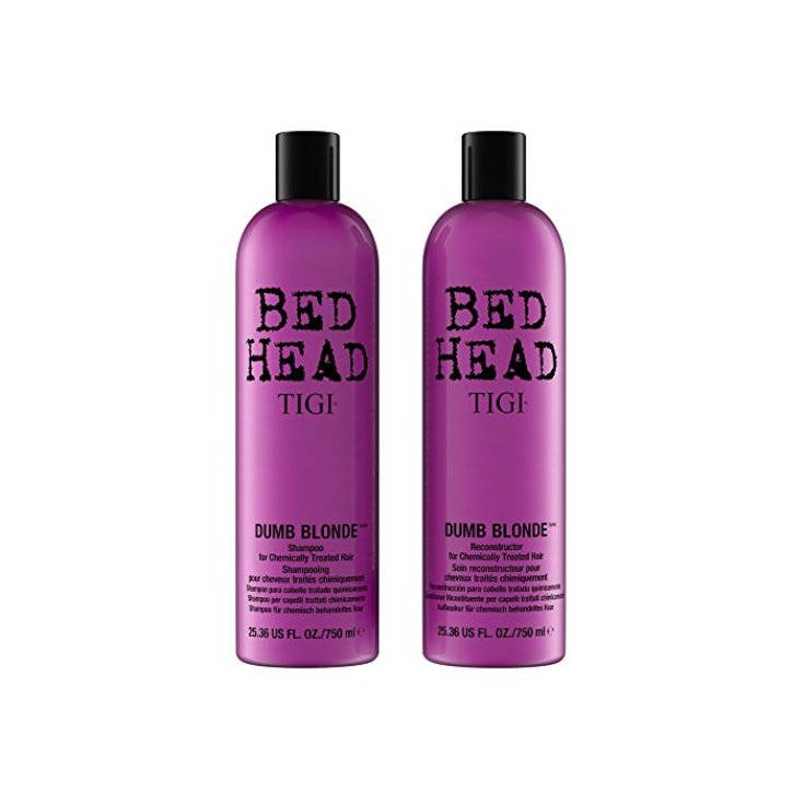 Tigi Bed Head Dumb Blonde Shampoo strapaziertes Haar 750ml Set 2 Teile 2018