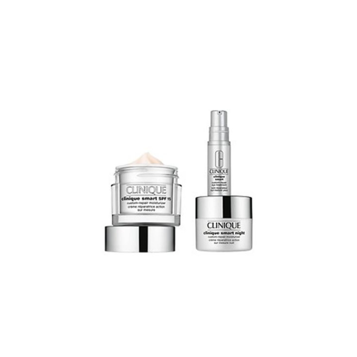 Clinique Smart Spf15 Custom Repair Trockene und Sehr Trockene Feuchtigkeitspflege 50ml Set 3 Teile 2018