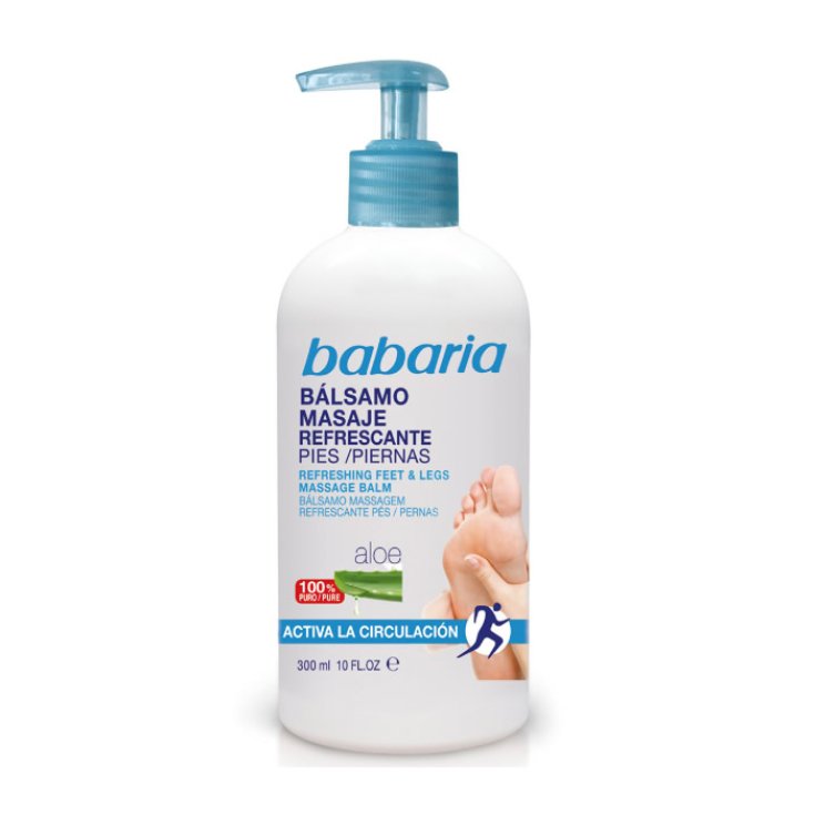 Babaria Aloe Massagebalsam Erfrischende Füße und Beine 300ml