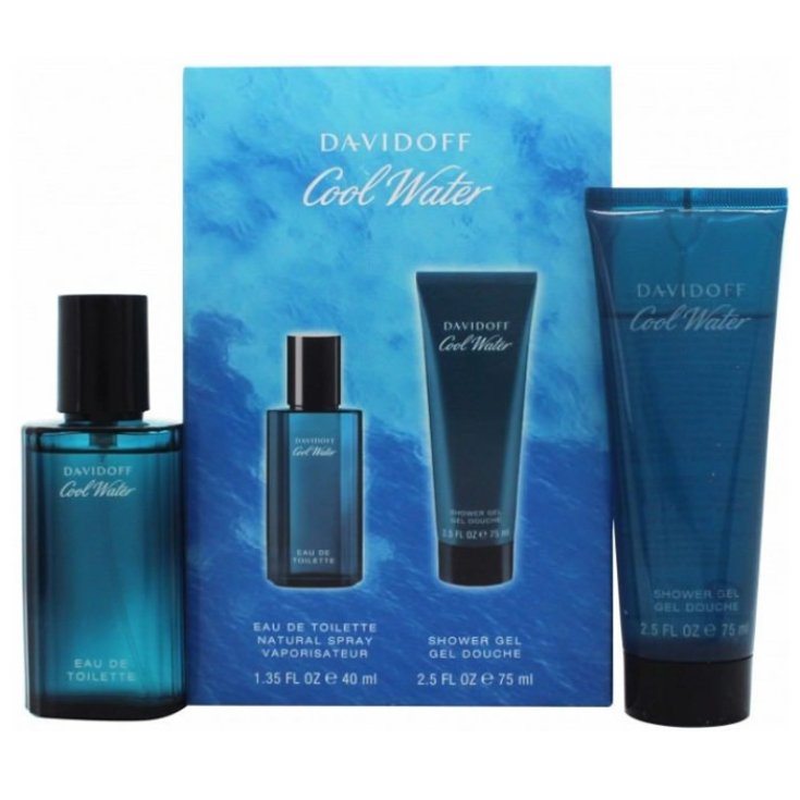 Davidoff Cool Water Men Eau de Toilette Spray 40ml Set 2 Teile 2018