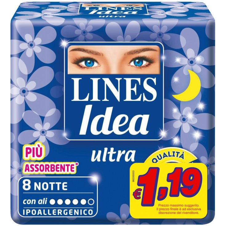 * LINES IDEA ULTRA NIGHT WINGS X 8 ST