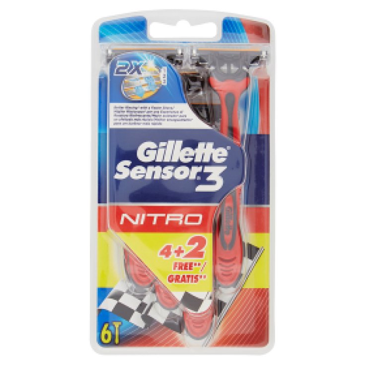 * GILLETTE SENSOR 3 NITRO U / WURF 4+