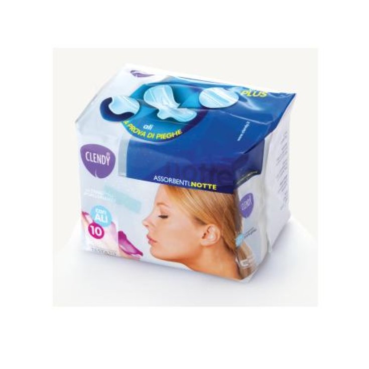 CLENDY ABSORBIERENDE NACHT 10 ST