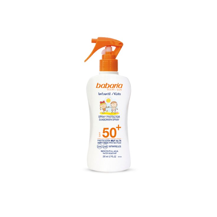 Babaria Sonnenschutzspray mit Aloe Vera für Kinder Spf50 + 200ml