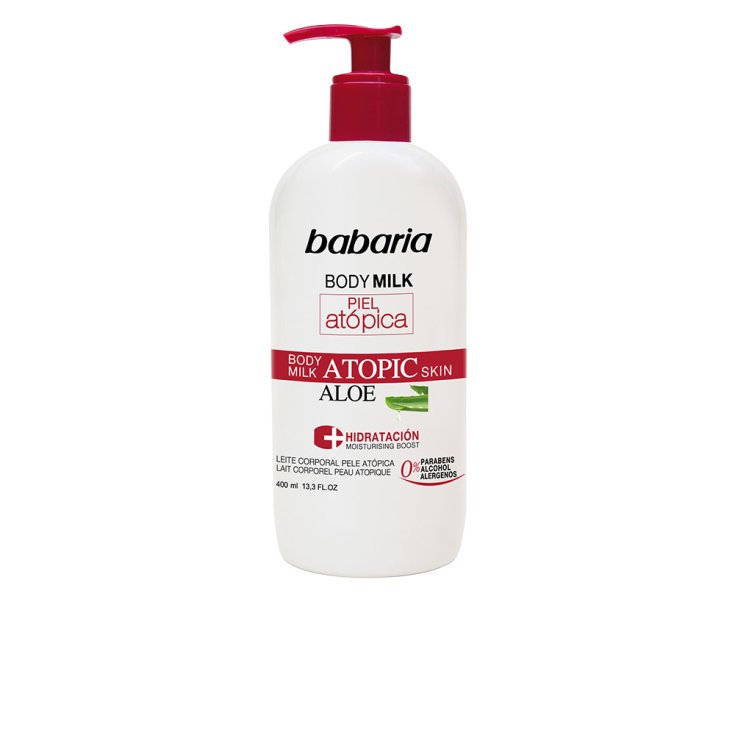 Babaria Aloe Vera Körpermilch für atopische Haut 0 % 400 ml