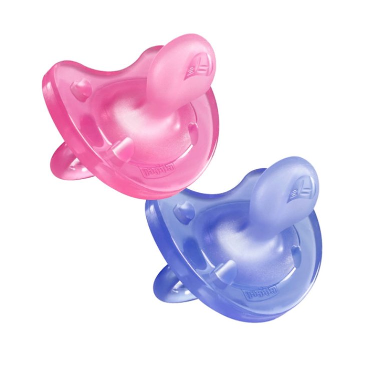 Chicco Physio Rosa Schnuller 12m + Silikon 2 Einheiten