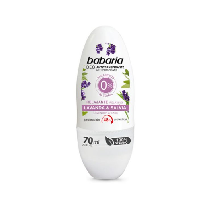 Babaria Relaxing Lavendel und Salbei Deodorant Roll-on 70ml