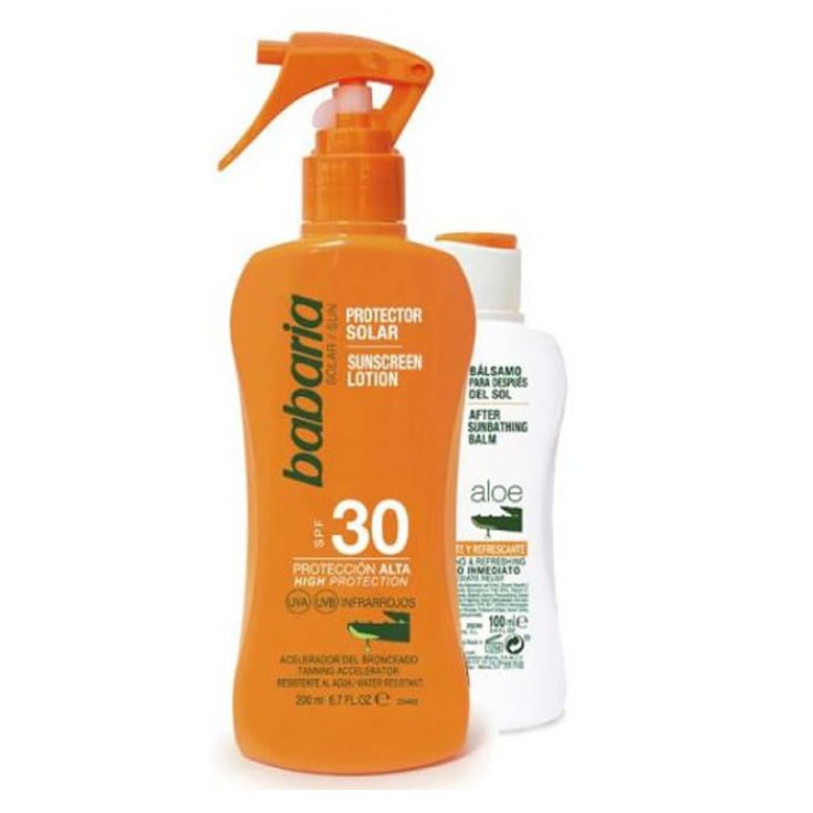 Babaria Sonnenschutzlotion Spf30 Spray 200ml Set 2 Teile 2019
