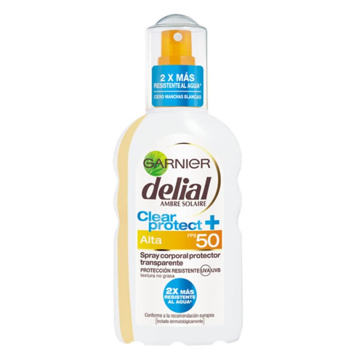 Delial Clear Protect Transparentes Spray Spf50 200ml