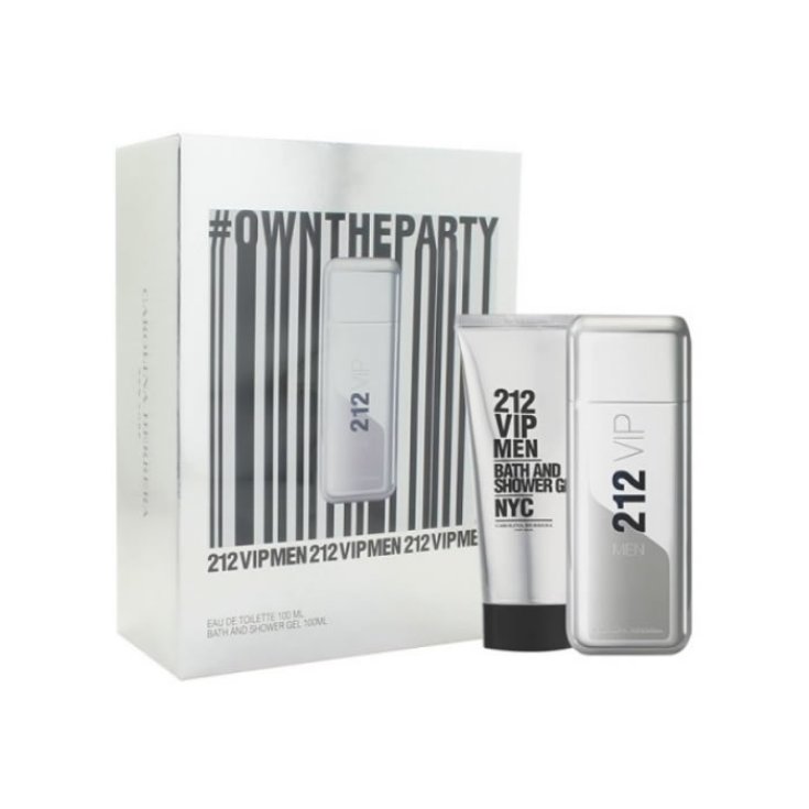 Carolina Herrera 212 Vip Men Eau de Toilette Spray 100 ml + Duschgel 100 ml SET 2018