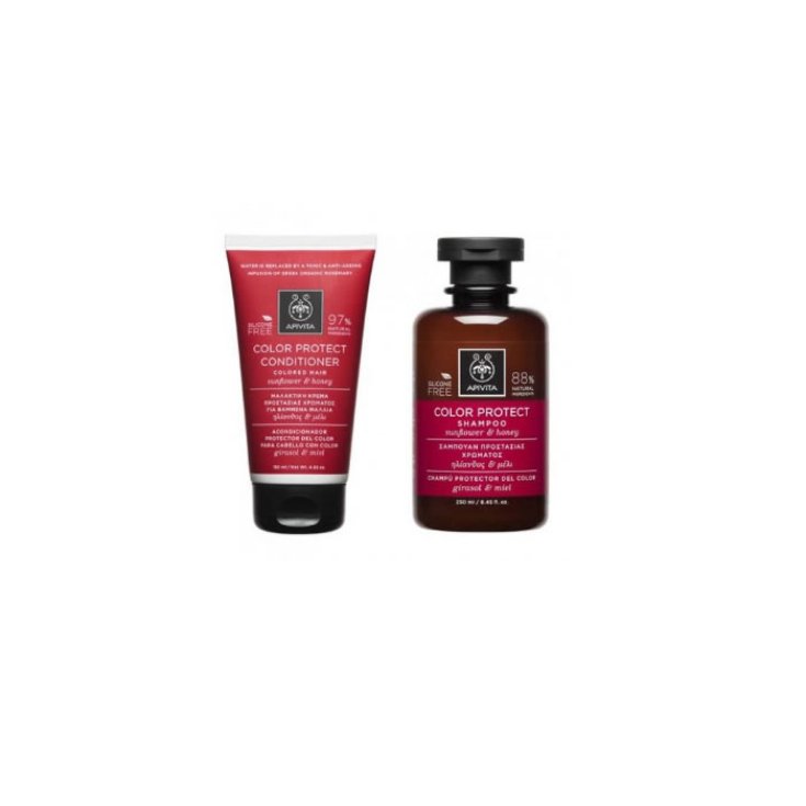 Apivita Pack Color Protection Shampoo 250 ml + Conditioner