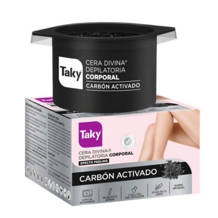 Taky Cire Depilatoire Divine Corps au Charbon Actif 300gr