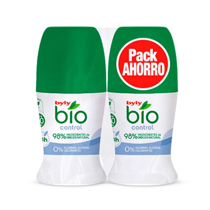 Byly Bio Natural 0% Control Roll-On Deodorant 2x50ml