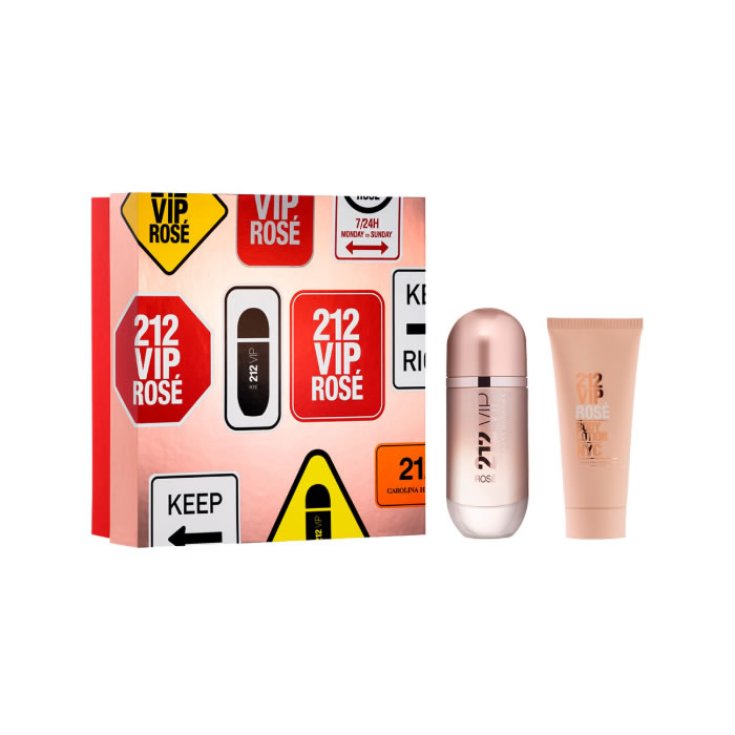 212 Vip Rose Eau de Toilette Spray 50 ml Set 2 Teile 2020