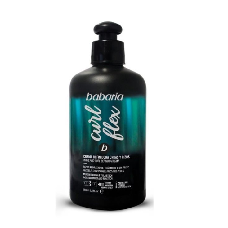 Babaria Curl Flex Definierende Creme für Wellen und Locken, 250 ml