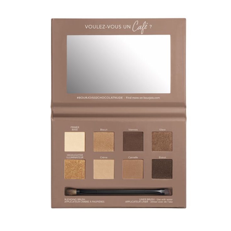 Bourjois Palette Yeux 4 En 1 Lidschatten 02 Rue De Café Chocolar Nude Edition