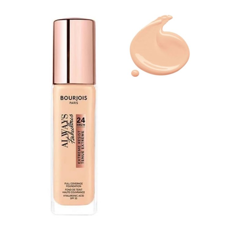 Bourjois Always Fabulous Foundation 24H Spf20 100 Elfenbeinrosa 30ml