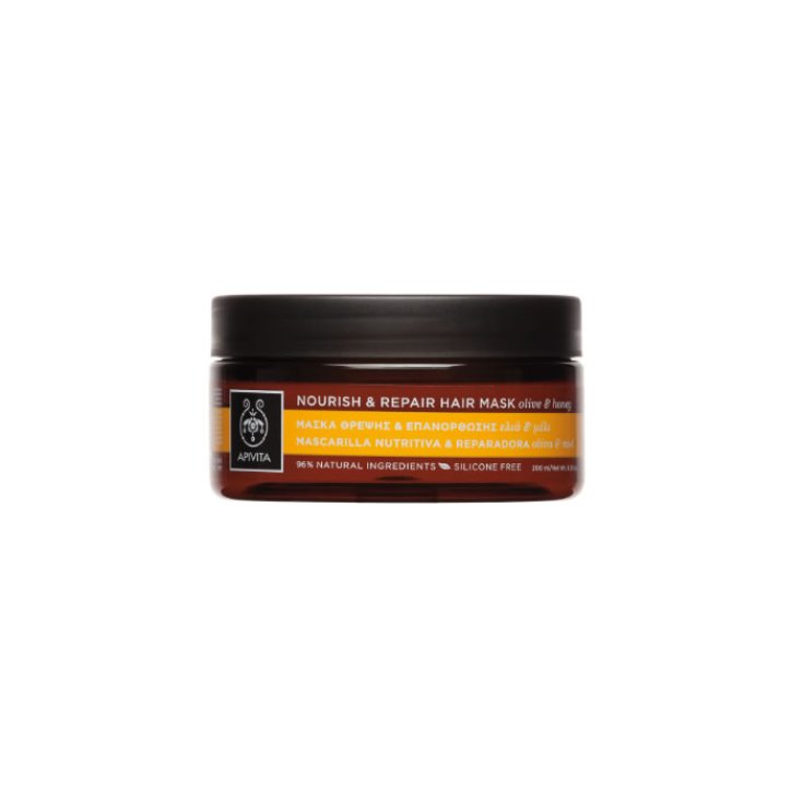 Apivita Haarmaske mit Oliven und Honig 200ml