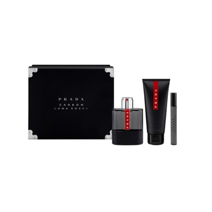 Prada Luna Rossa Carbon Eau de Toilette Spray 100ml Set 3 Teile 2020