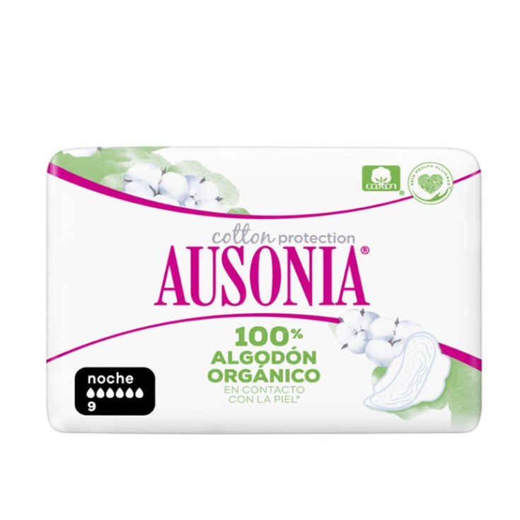 Ausonia Organic 100% Alas Night 9 Einheiten