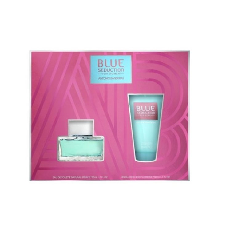 Antonio Banderas Blue Seduction Damen Eau de Toilette Spray 50 ml Set 2 Stück