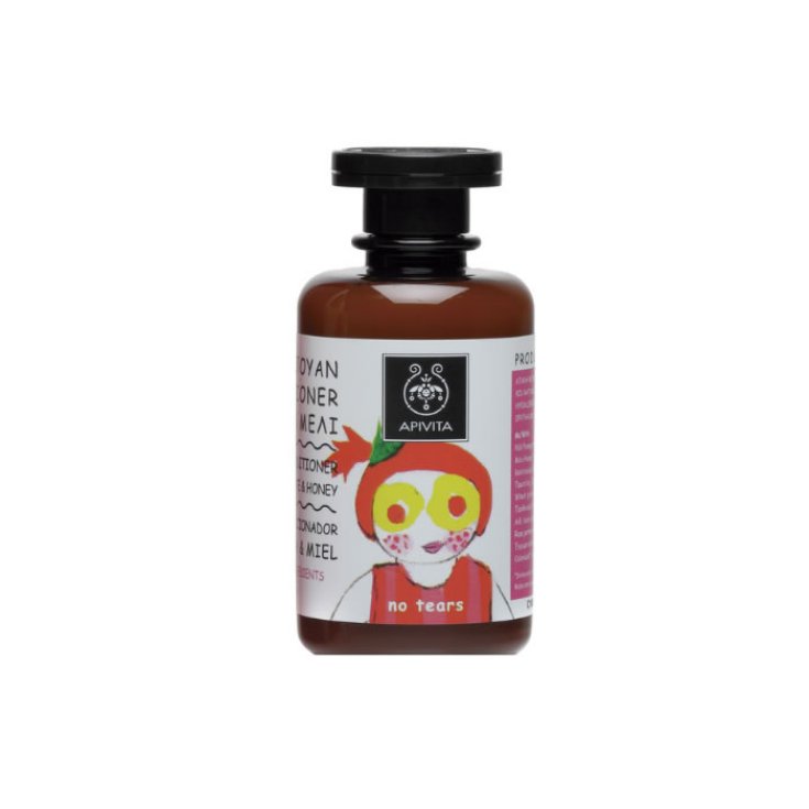 Apivita Kids Shampoo und Conditioner mit Honig und Granatapfel 250ml