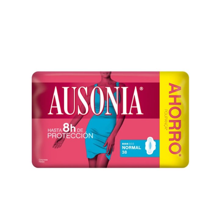 Ausonia Normal mit Flügeln Damenbinden 38 Einheiten