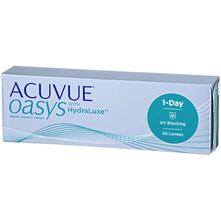 Acuvue Oasys Hydraluxe Kontaktlinsen 1 Tag Ersatz -5,00 BC / 8,5 30 Einheiten